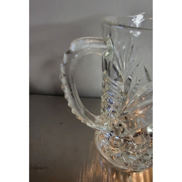 1960s Pineapple Pattern Creamer by Anchor Hocking Early American Prescut 10oz-5” - Picture 4 of 6